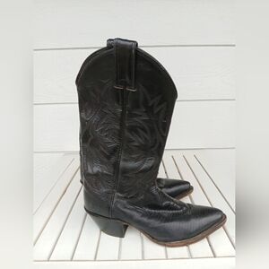 Vintage leather cowboy boots